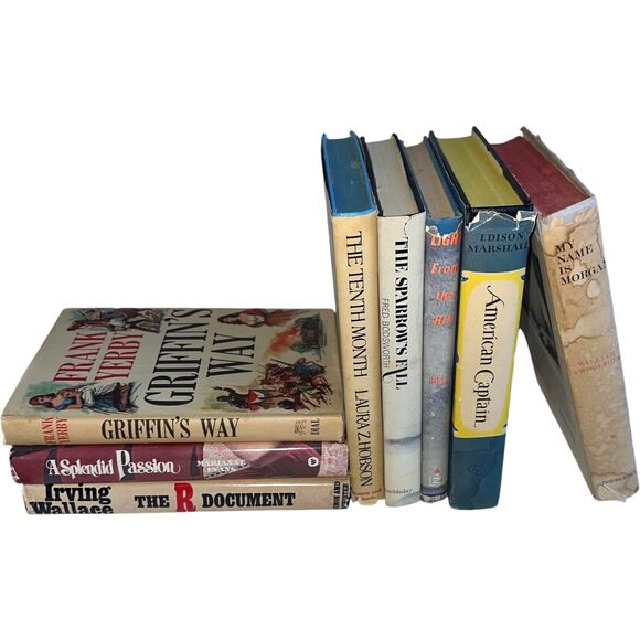 Antique Vintage Hardcover Ornate Books Shelf Home Decor Prop Set Staging 8 Lot - Picture 14 of 16